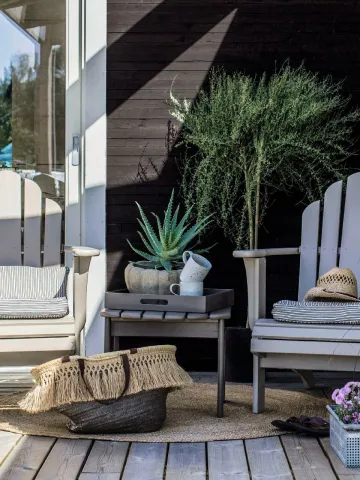 Inspirasjon til terrassen. Beckers maling