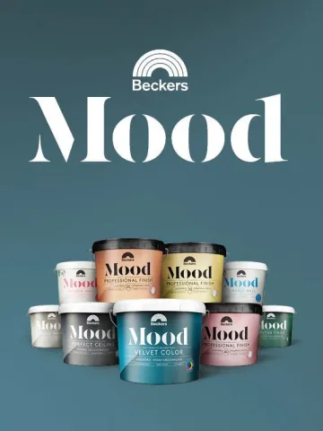 Veggmaling fra beckers. Ultramatt produktserie til den kresne bruker. Innendørs og utendørs prosjekter