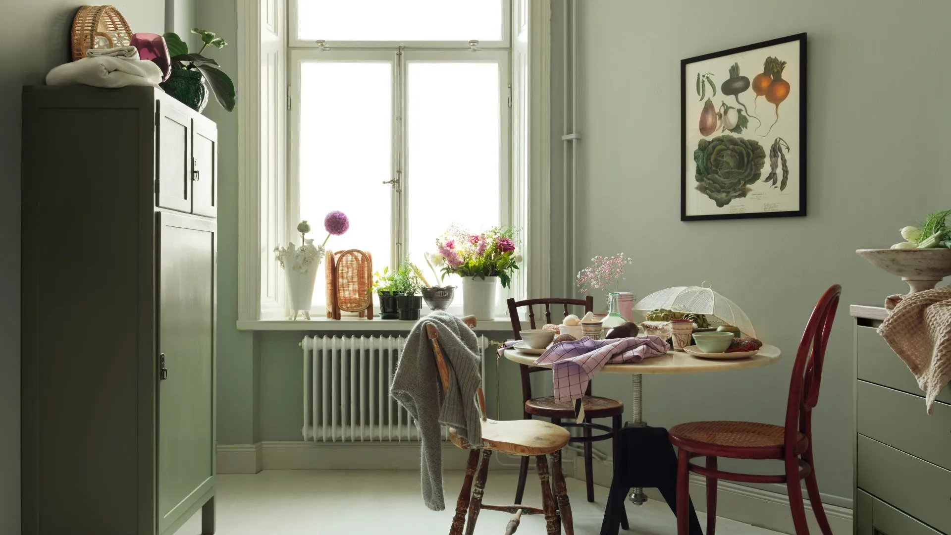 Trendfarger, grønntoner i kjøkken fra Beckers maling