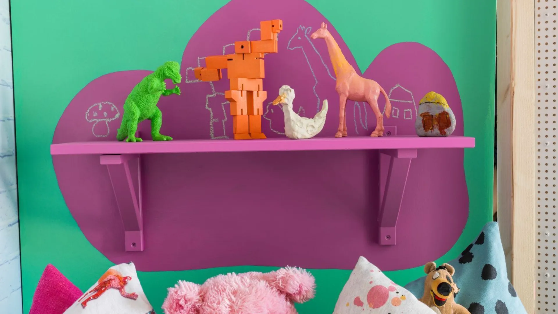 kreative barnerom. Beckers maling gir gøyale barnerom