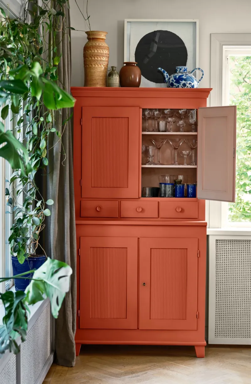 Fargekart fra Beckers, mal møblene. DIY fargeinspirasjon