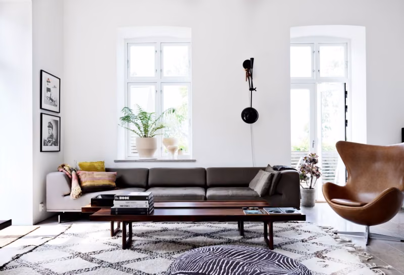 Hvitt interiør. design og fargetrender fra Beckers maling